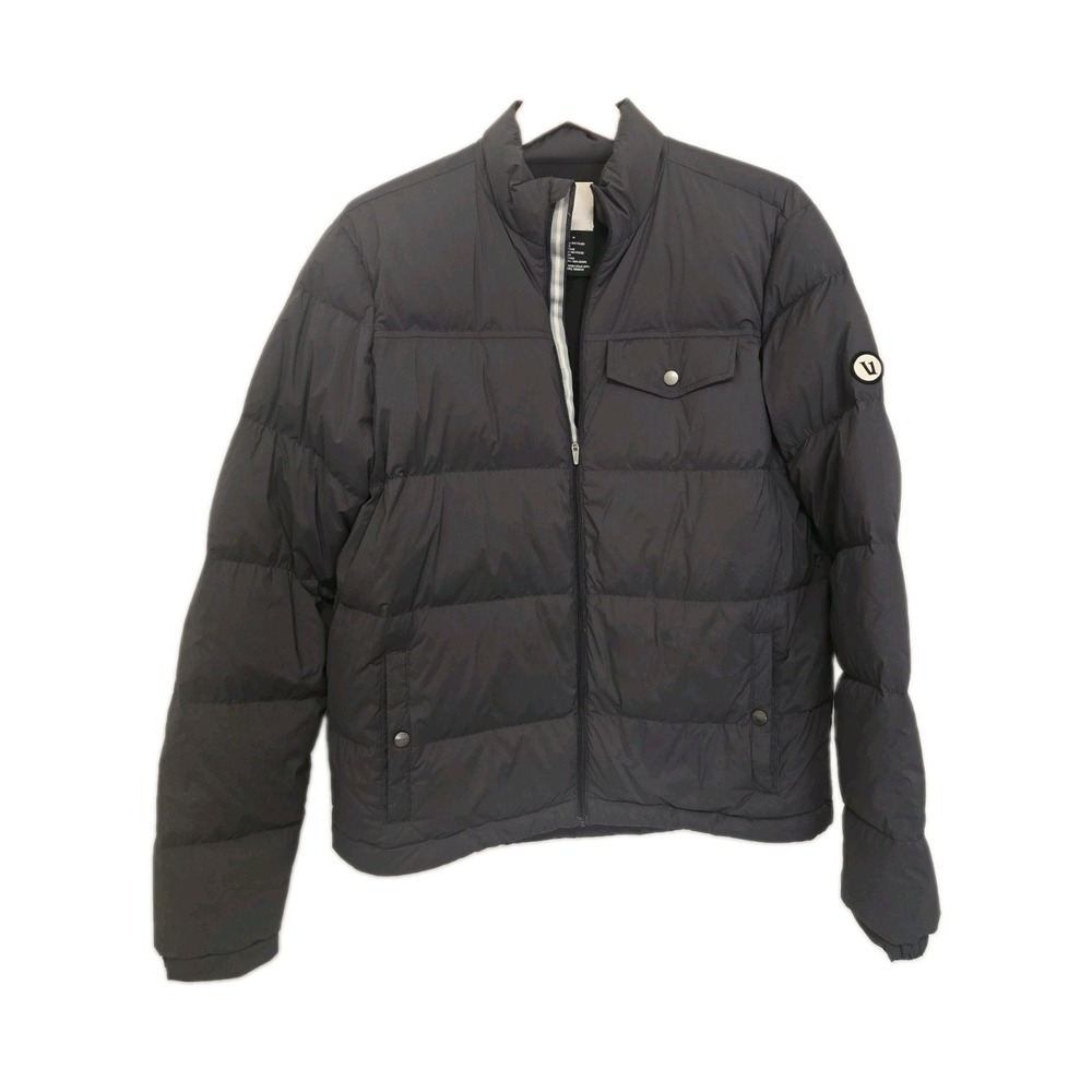 Vuori Mens Meysan Down Jacket Size Medium Gray